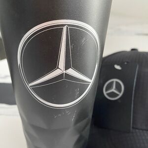 Mercedes Benz Hat and Tumbler